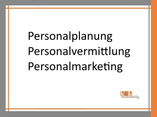 Personalmarketing, Personalplanung, Personalvermittlung